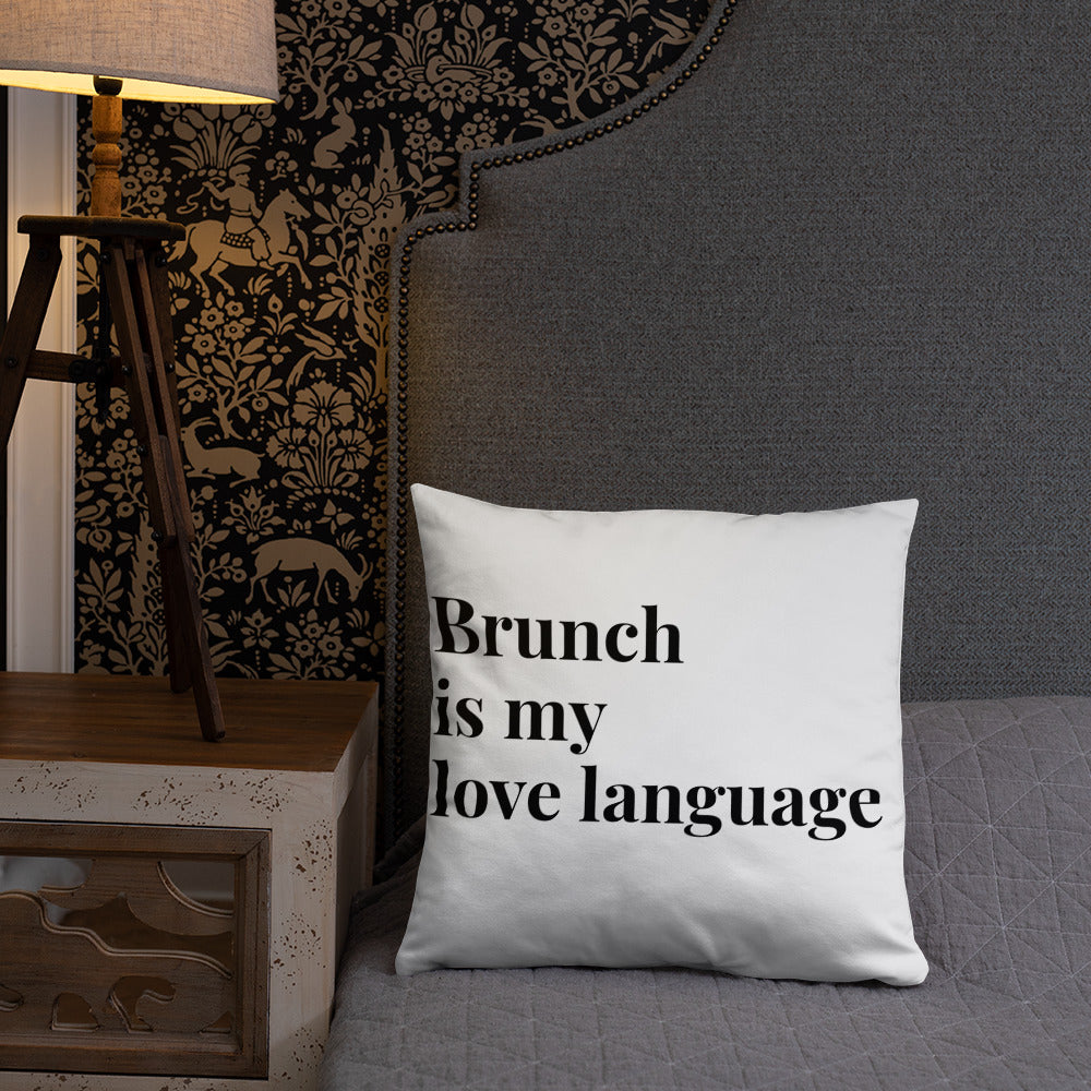 Brunch Love Language Pillow