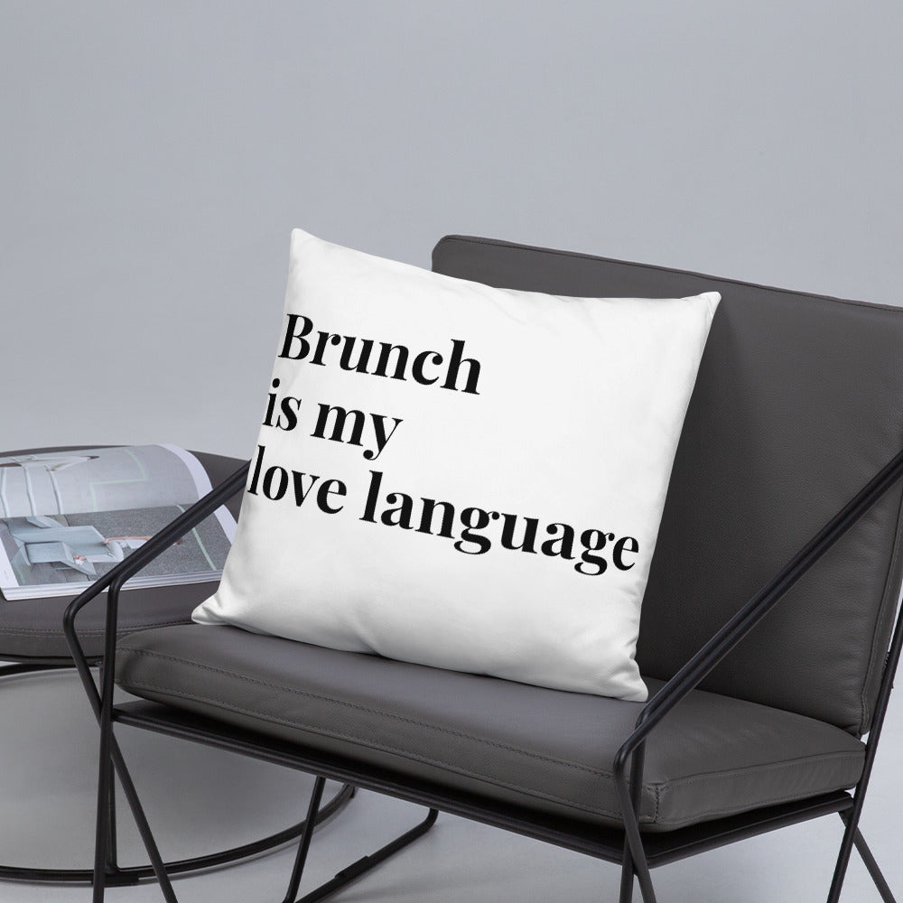 Brunch Love Language Pillow
