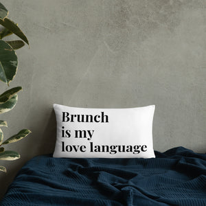 Brunch Love Language Pillow