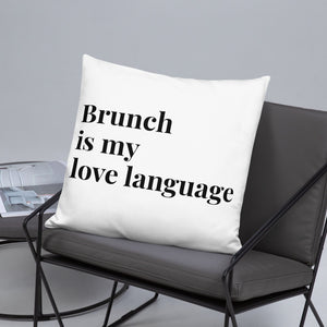 Brunch Love Language Pillow