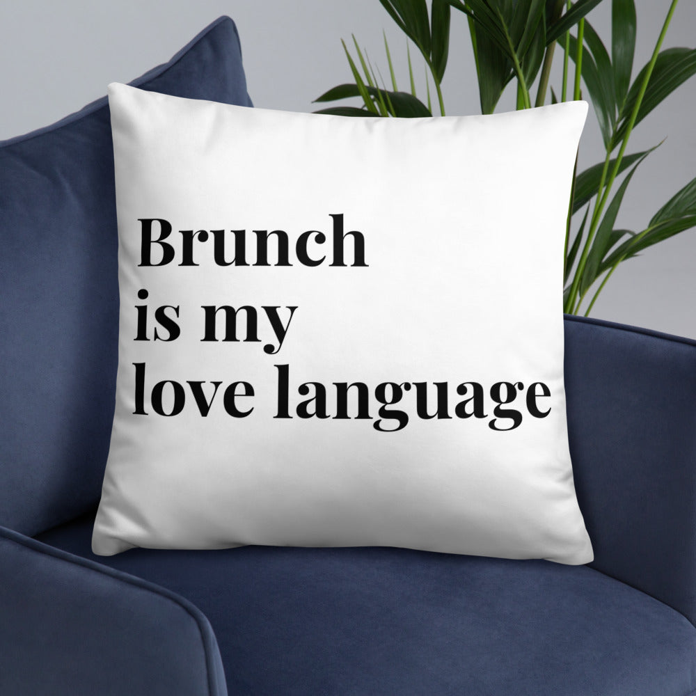 Brunch Love Language Pillow