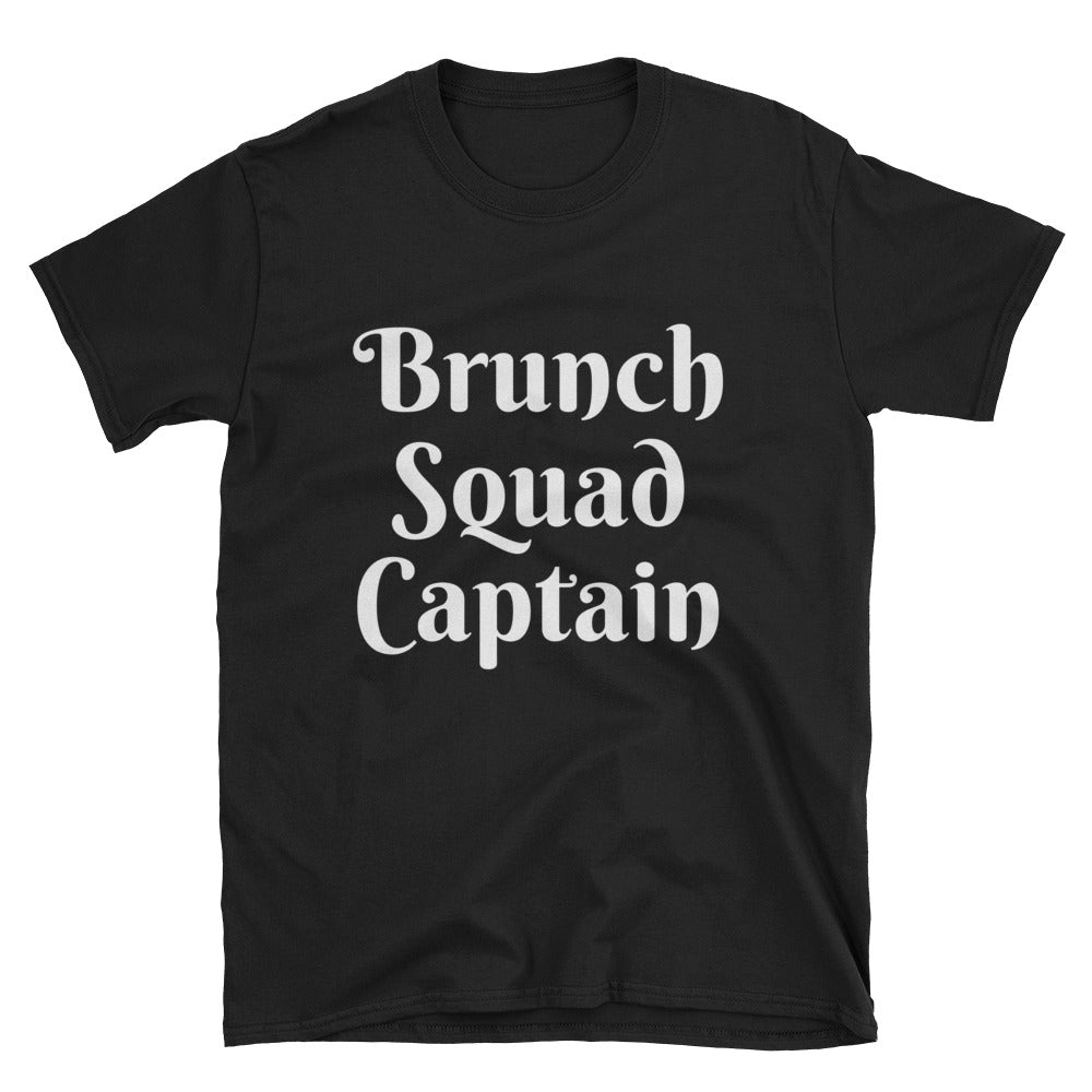 Brunch Squad Captain Blk Short-Sleeve Unisex T-Shirt