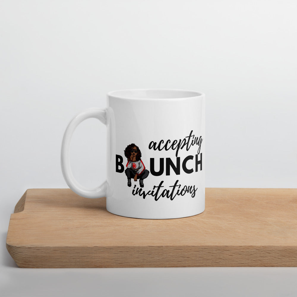 Accepting Brunch Invitations Mug