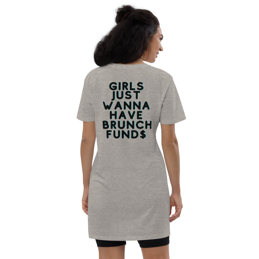 Brunch Fund$ T-Shirt dress