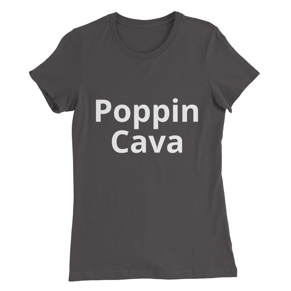Poppin Cava Women’s Slim Fit T-Shirt