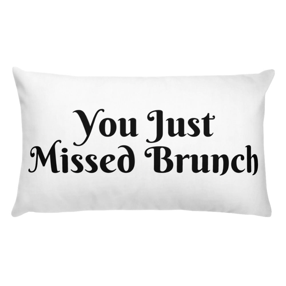 We Brunch Pillow Case