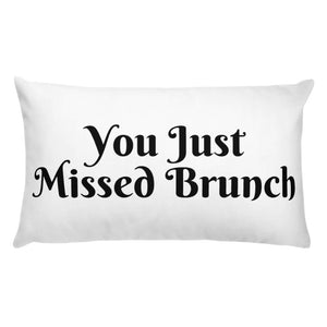 We Brunch Pillow Case
