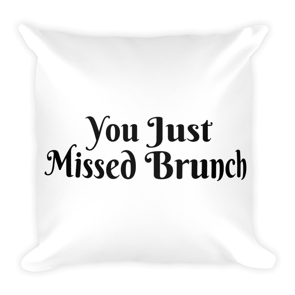 We Brunch Pillow Case