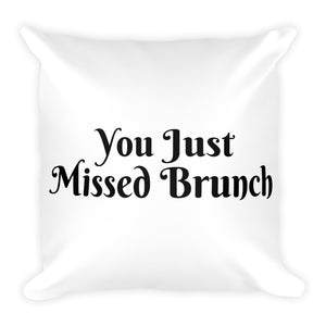 We Brunch Pillow Case