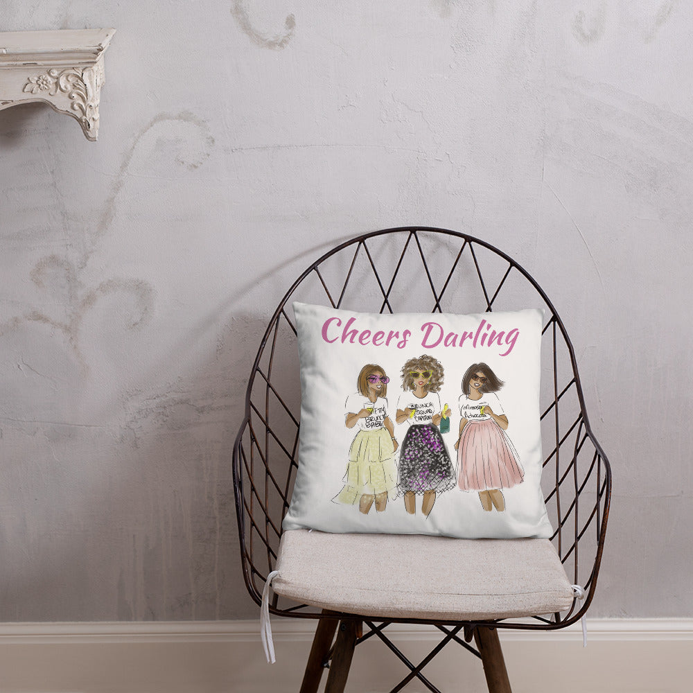 Cheers Darling Pillow